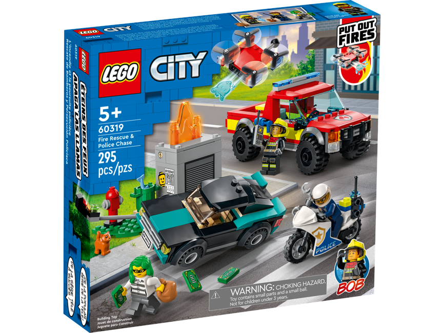 LEGO City - Firefighting and police hunting (60319)