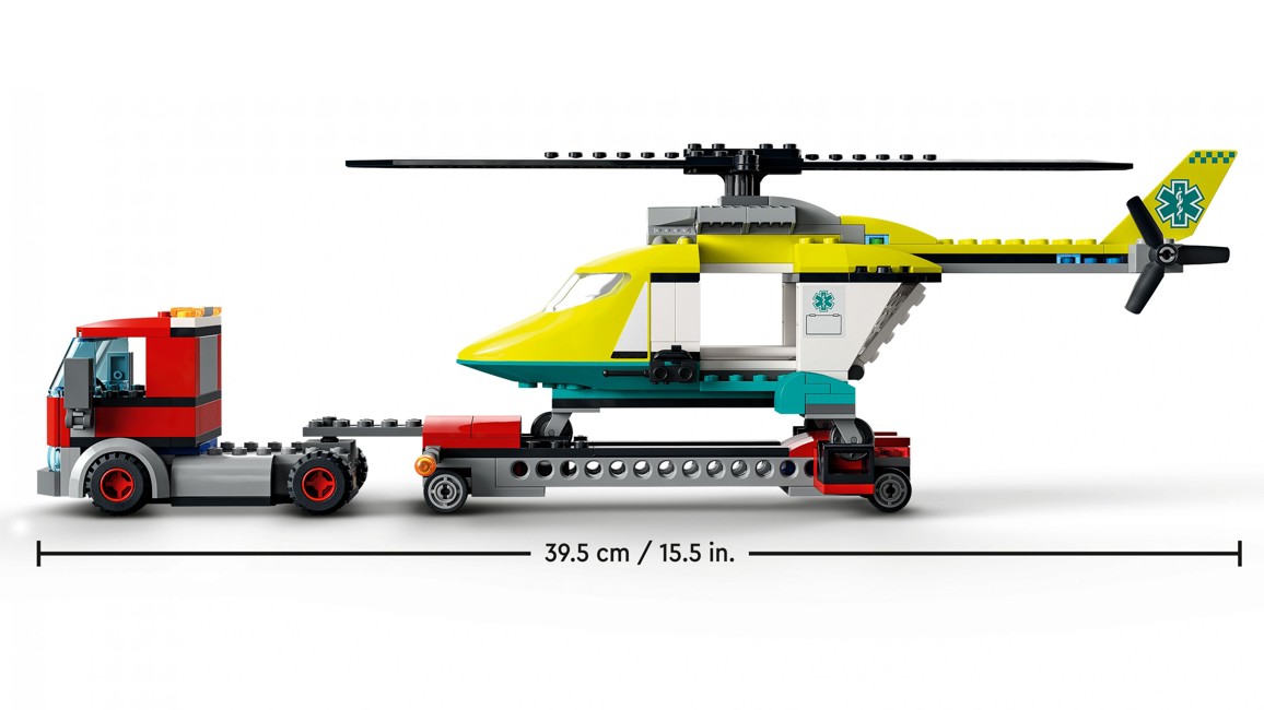 LEGO City - Rescue helicopter transports (60343)