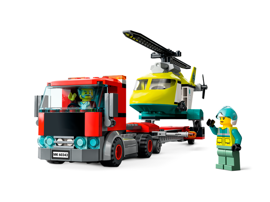 LEGO City - Rescue helicopter transports (60343)