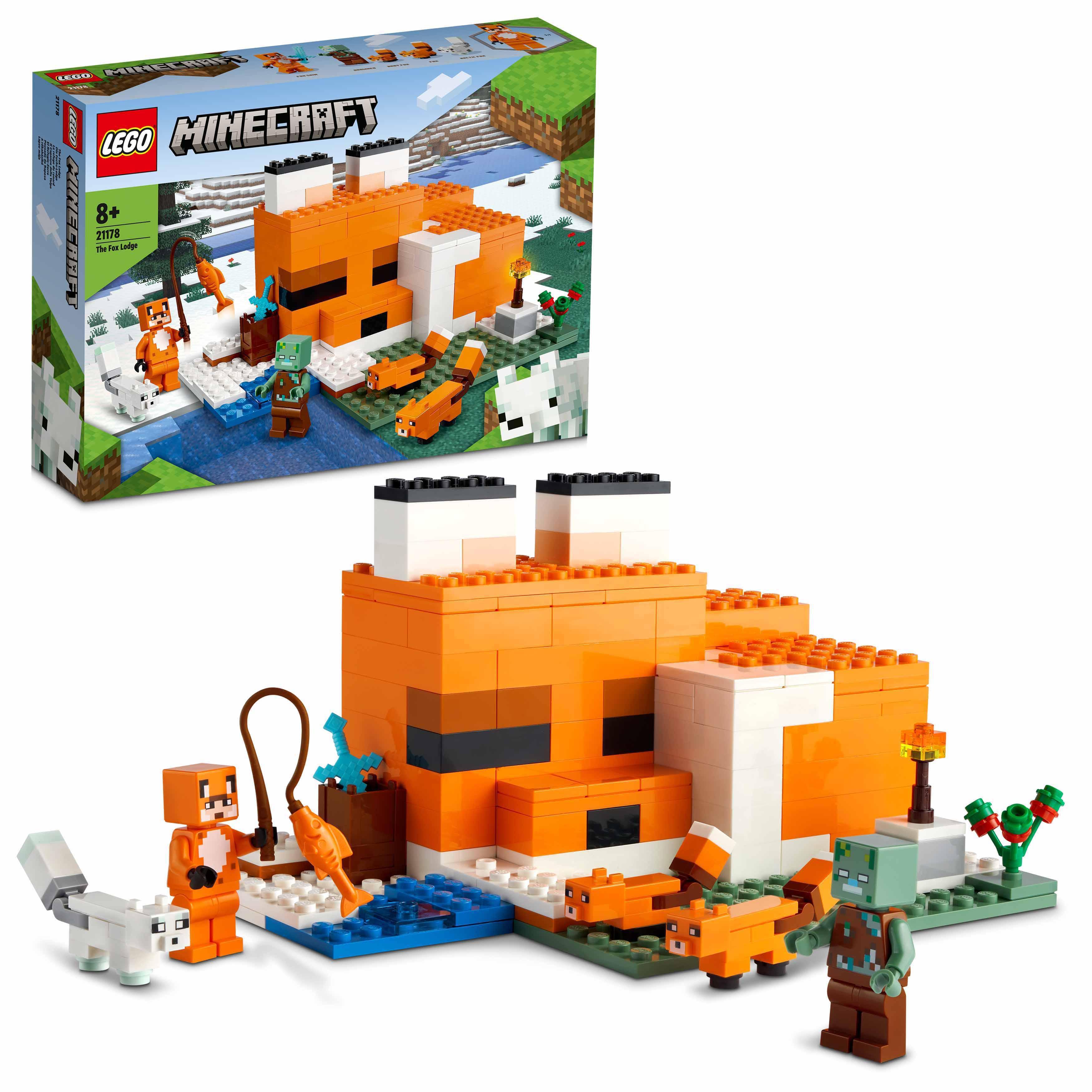 Buy LEGO Minecraft - The Fox Hut (21178)