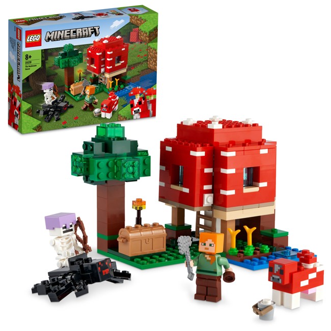 LEGO Minecraft - Het Paddenstoelenhuis (21179)