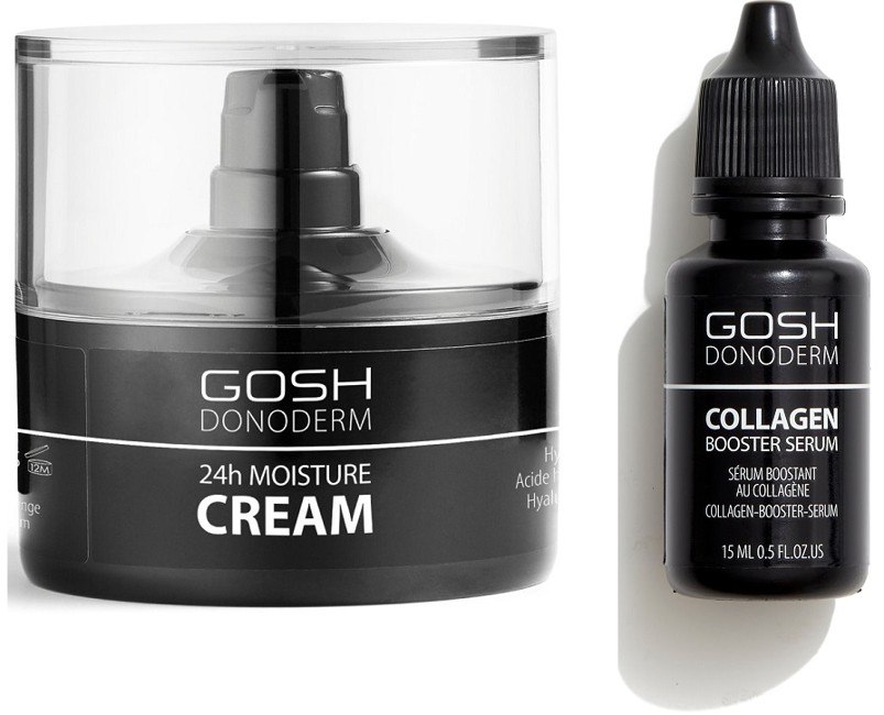GOSH - Donoderm Moisture Cream Prestige 50 ml + Collagen Booster Serum 15 ml