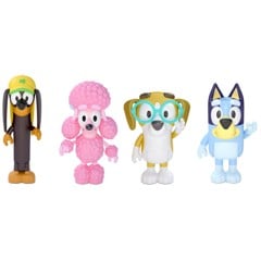 Bluey - Figur 4-pakke - Bluey & Venner