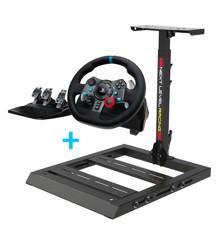 Logitech G29 Driving Force Racing Wheel & Next Level Raching Wheel Stand - Bundle
