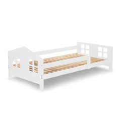 BabyTrold - House Bed Junoir 80x160 cm - White