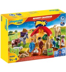 Playmobil - 1.2.3 Advent Calendar - Christmas Manger (70259)
