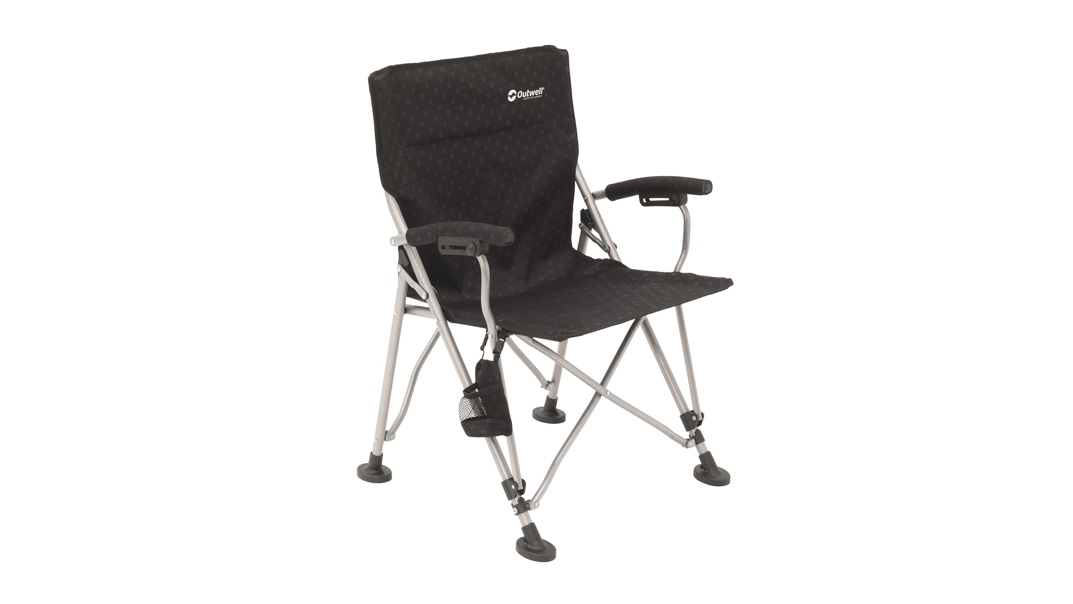 Outwell - Campo Black Foldable chair with Padded Armrests 2022 (470233)