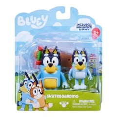 Bluey - S3 Figur 2-Pak - Skateboard