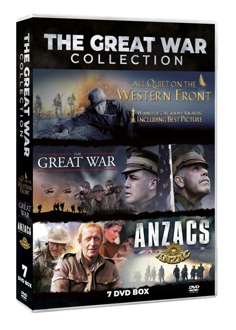 THE GREAT WAR COLLECTION (DVD only: Anzacs - Great War - All Quiet on the Western Front)