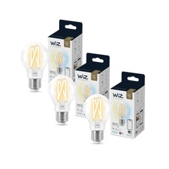 WiZ - 3xA60 Clear Bulb E27 Tunable white  -Bundle