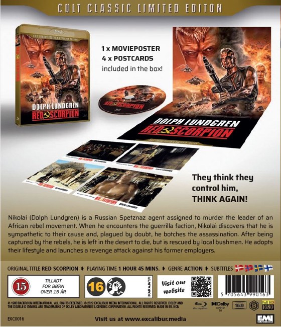 Red Scorpion Limited Edition Blu-Ray