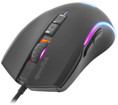 Speedlink - ZAVOS Gaming Mouse, gummisort