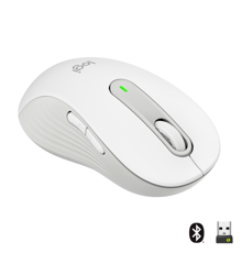 Logitech - M650 Signature - Large Wireless Mouse - White ( Left Handed )