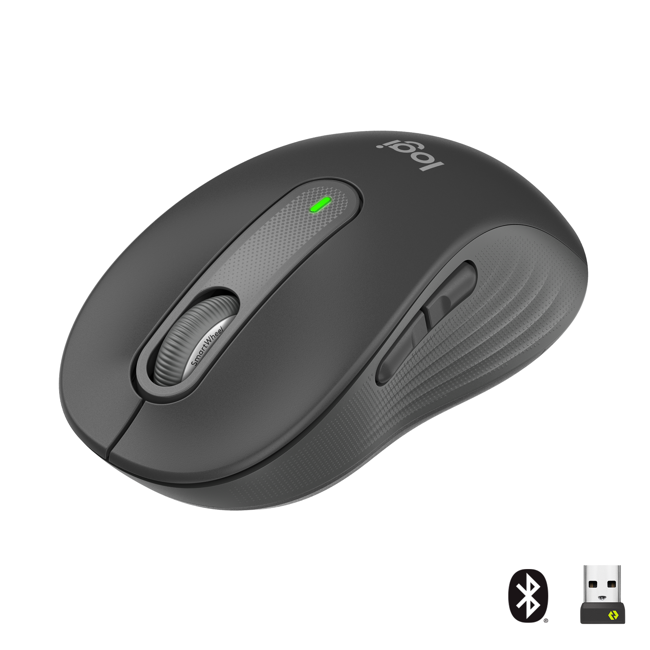 Logitech - M650 Signature - Wireless Mouse - Graphite