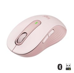 Logitech - M650 Signature - Wireless Mouse - Rosa