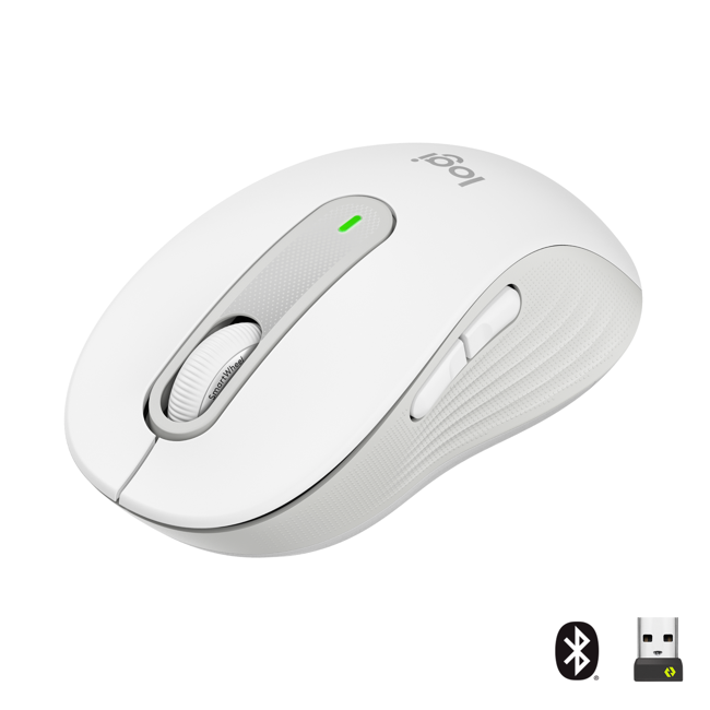 zzLogitech - M650 Signature - Wireless Mouse - White