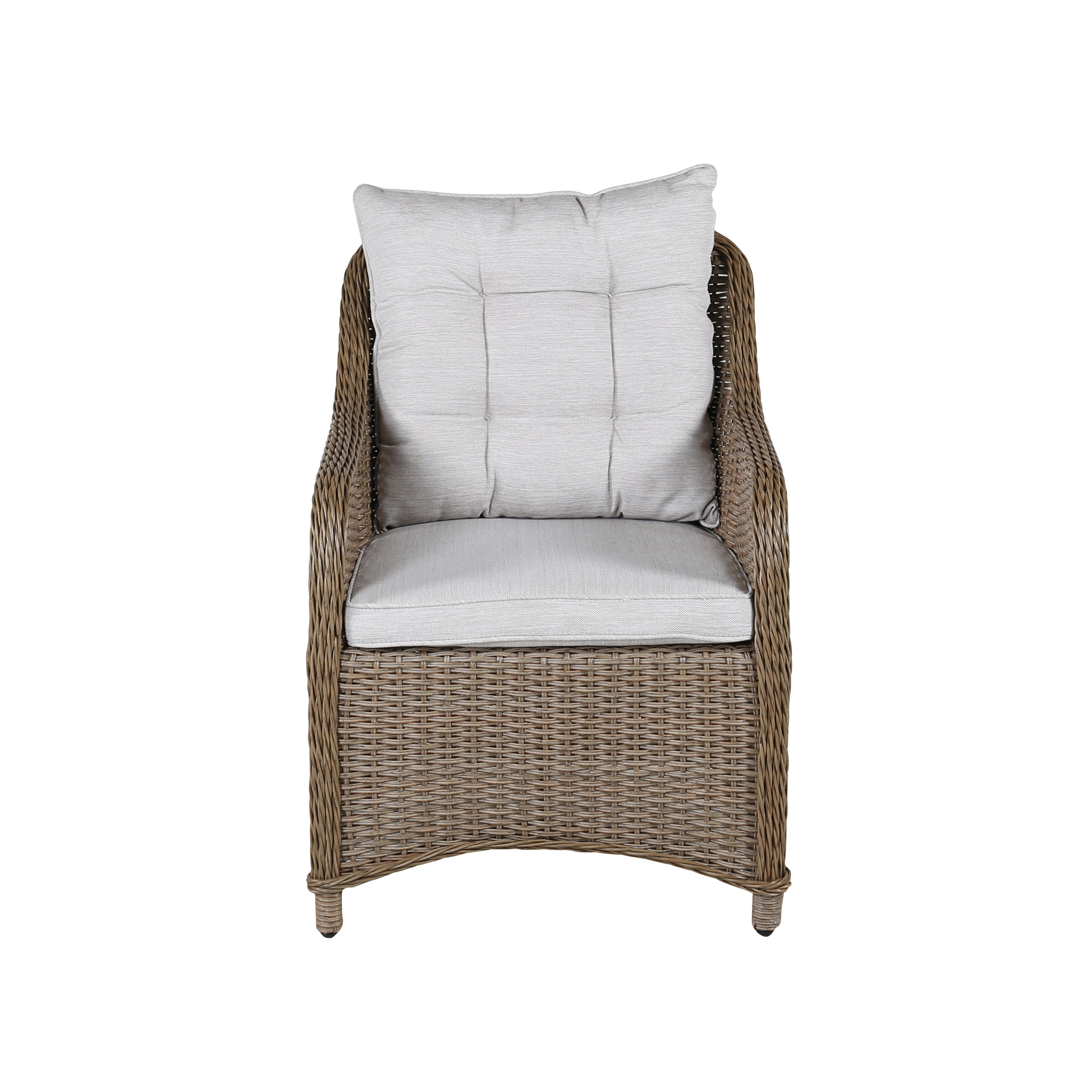 Venture Design - Vikelund Garden Chair with Sand Cushion - Nature (9273-009)
