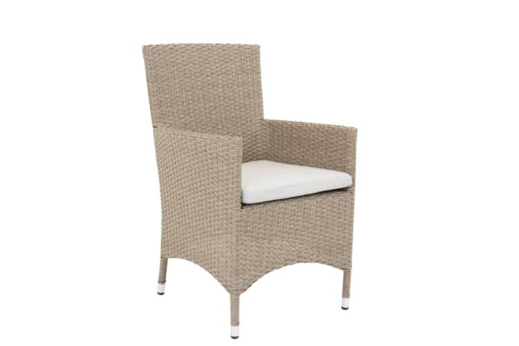 Venture Design - Malin Garden Chair with Cushion - Nature (9236-007)