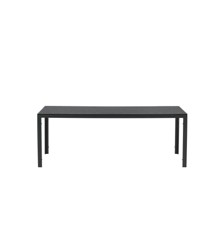 Venture Design - Break Garden Table 205x90 cm - Alu/Polywood - Black/Black (1026-408)