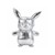 Pokémon - 30 cm Bamse 25 års Jubilæum - Sølv Pikachu thumbnail-1