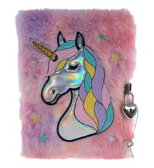 Tinka - Plush Diary with Lock - Unicorn (8-802127)