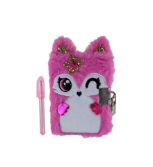 Tinka - Mini Plush Diary with Lock - Fox (8-802133)