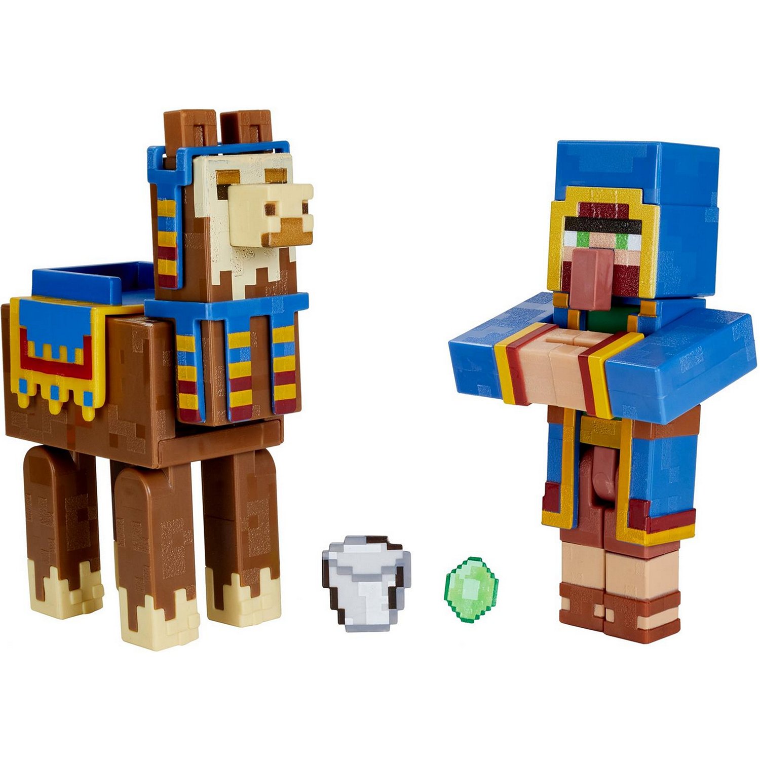 ​​Minecraft - Craft-a-Block Wandering Trader and Llama Figures (GTP29)