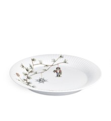 Kähler - Hammershøi Christmas Plate Ø27 cm white with deco