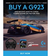Logitech - ​G923 Racing Wheel and Pedals + Assetto Corsa Competizione - PS4 GAMES BUNDLE