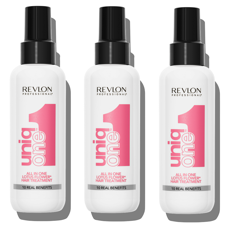 Uniq One - 3 x All in One Lotus Flower Hair Treatment 150 ml