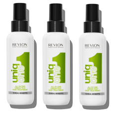 Uniq One - 3 x All in One Green Tea Hair Treatment 150 ml