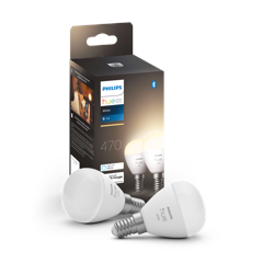 Philips Hue - Luster P45 2-pack E14 - Varmvit