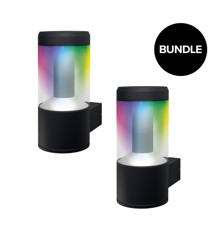 Ledvance - 2xSMART+ Modern Lantern Wall RGBW - Bluetooth - Bundle
