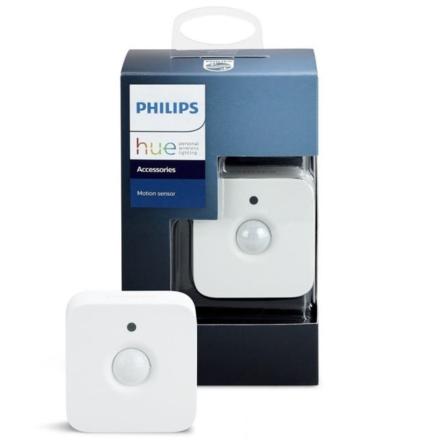 Philips Hue - Rörelsesensor - Trådlös Rörelsedetektor för Automatisering av Belysning i Smarta Hem