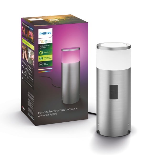 Philips Hue - Calla Outdoor Pedestal - White & Color Ambiance - S