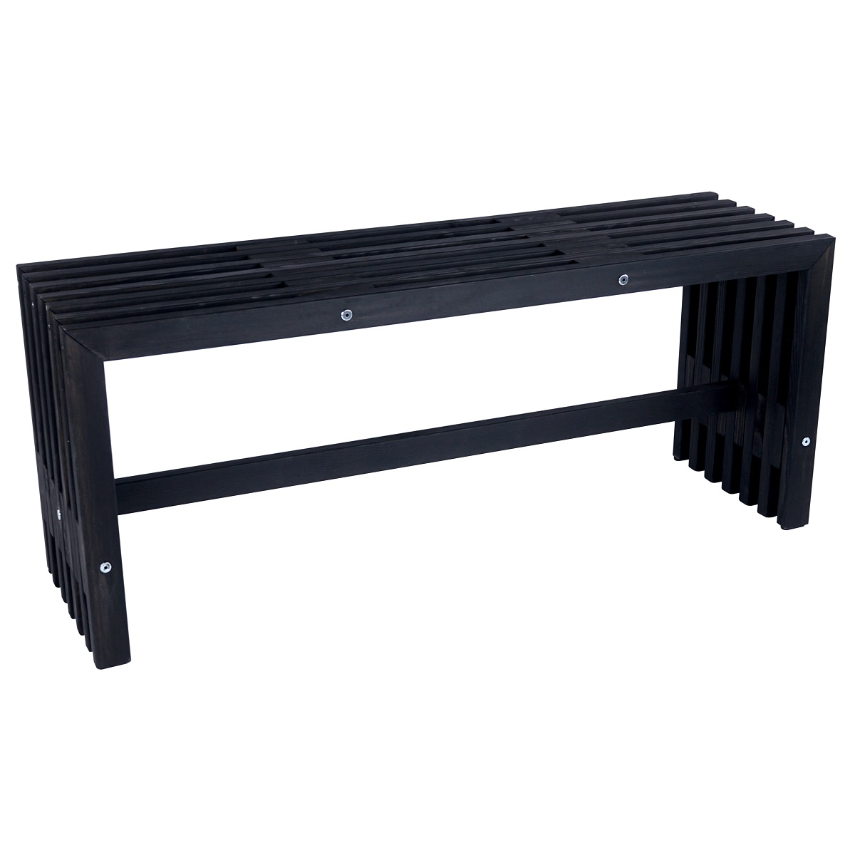 Living Outdoor - Garden Bench 110 cm - Black (42901)