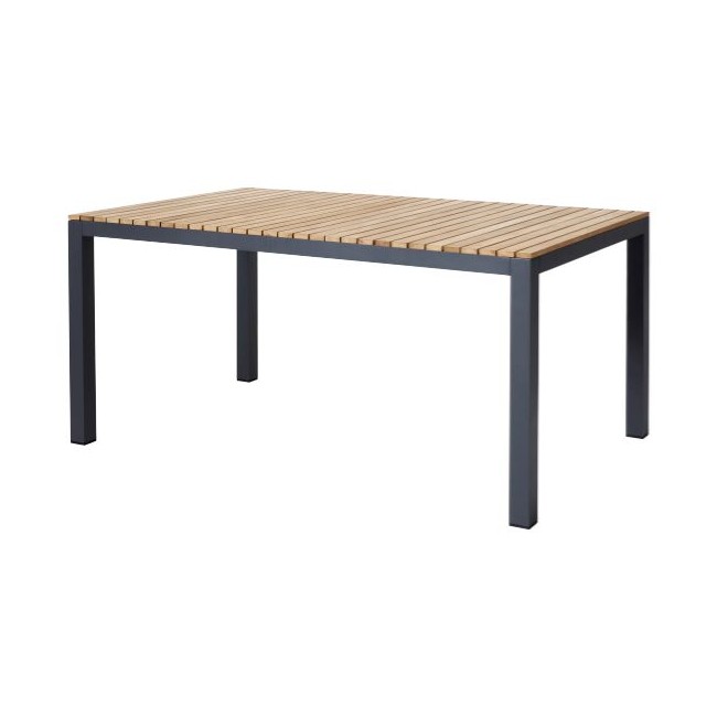 Cinas - Mood Extreme Garden Table 167,5 x 100 cm - Teak Wood/Black (2560022)