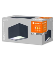 Ledvance - Smart+ - Brick Outdoor Wall Lamp Grey RGBW - WiFi