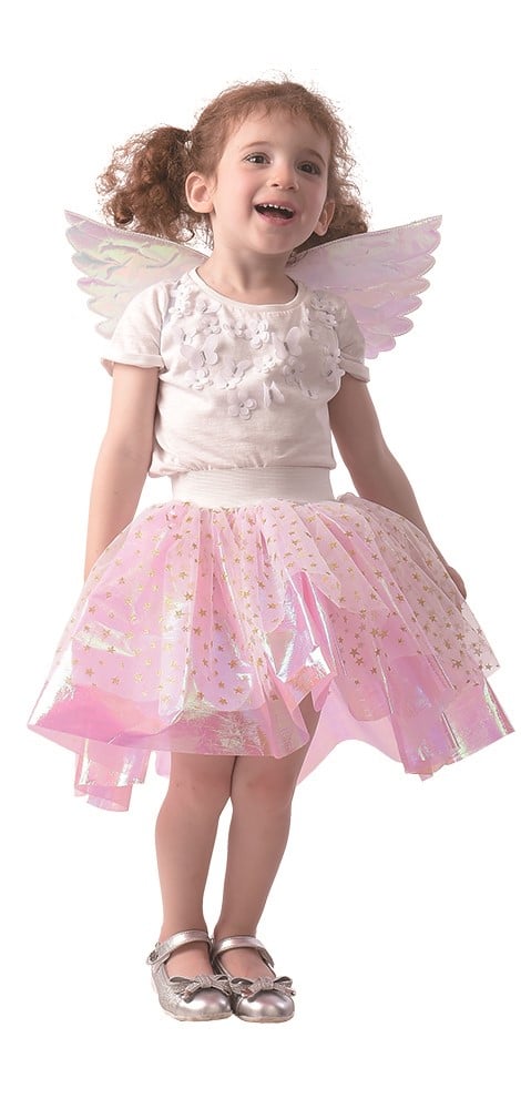 Childrens Costume - Tutu and Wings - Pink (96431)