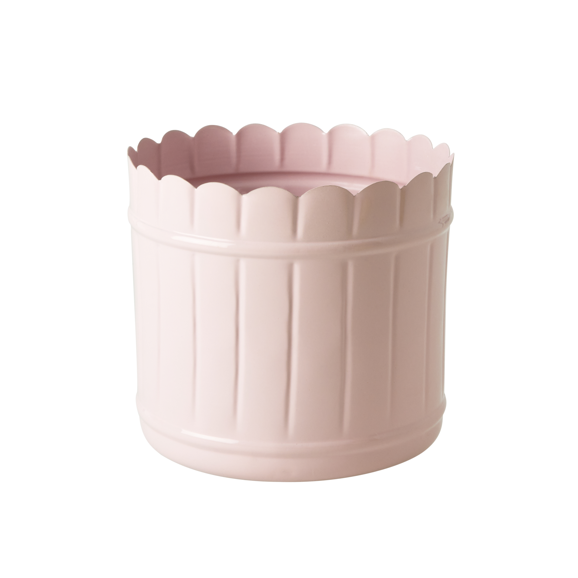 Rice - Metal Flower Pots - Large Pink