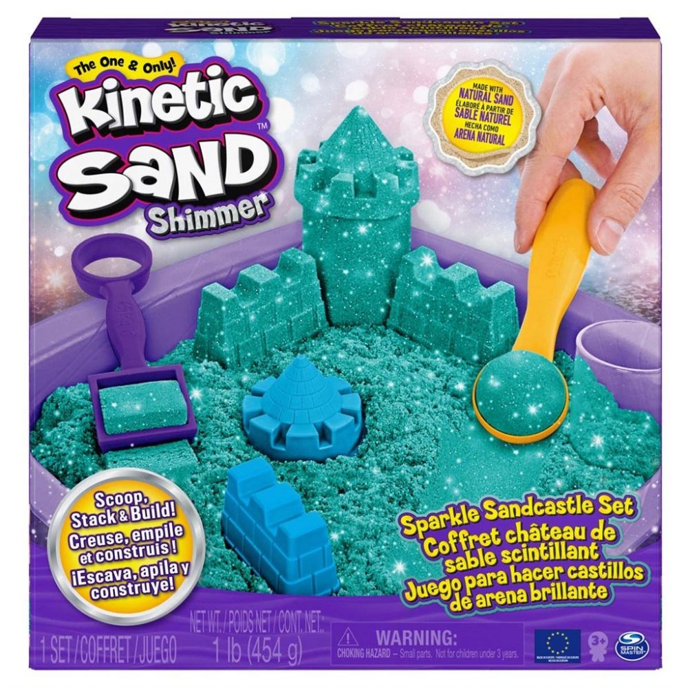 Kinetic Sand - Sparkle Sandcastle Set - Teal (6061828)