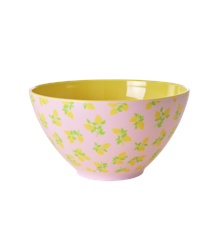 Rice - Melamine Salad Bowl - Lemon Print