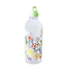 Rice - Plastic Drinking Bottle - Painted Flower Print