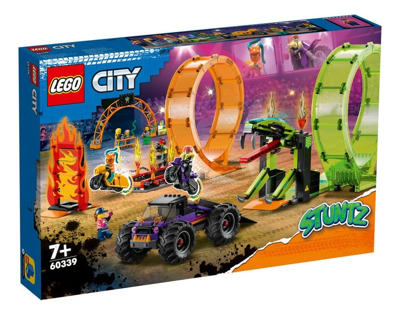 LEGO City - Dubbele looping stuntarena (60339)
