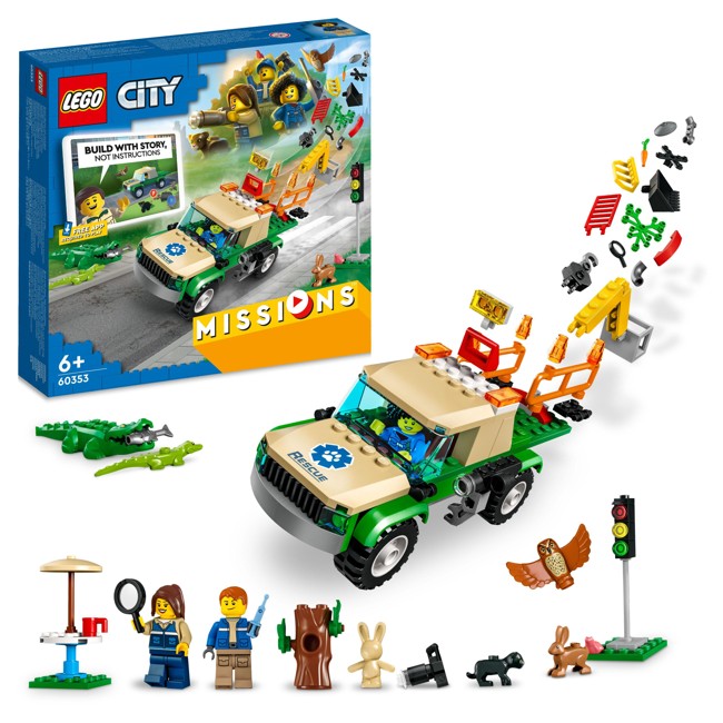 LEGO City - Redningsmissioner for vilde dyr (60353)