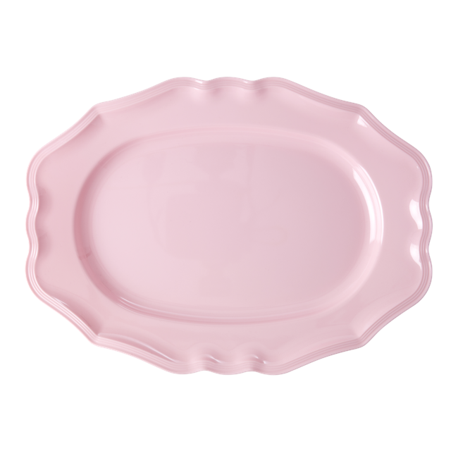 Rice - Melamine Serving Dish -  Ballet Slippers Pink Large