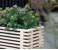 Living Outdoor - Plantekasse 120x40x43 cm - Trallelook - Med hjul - Wood thumbnail-9