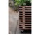 Living Outdoor - Plantekasse 120x40x43 cm - Trallelook - Med hjul - Bejdset thumbnail-8