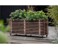 Living Outdoor - Plantekasse 120x40x43 cm - Trallelook - Med hjul - Bejdset thumbnail-12