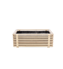 Living Outdoor - Plant Box 95x53x32,5 cm - with feet - Wood